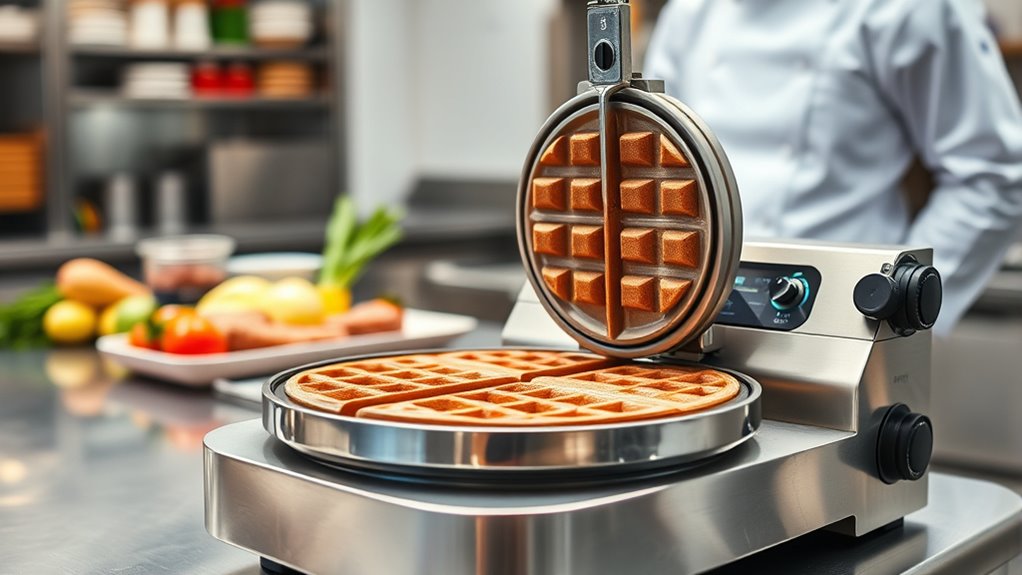key commercial waffle maker features