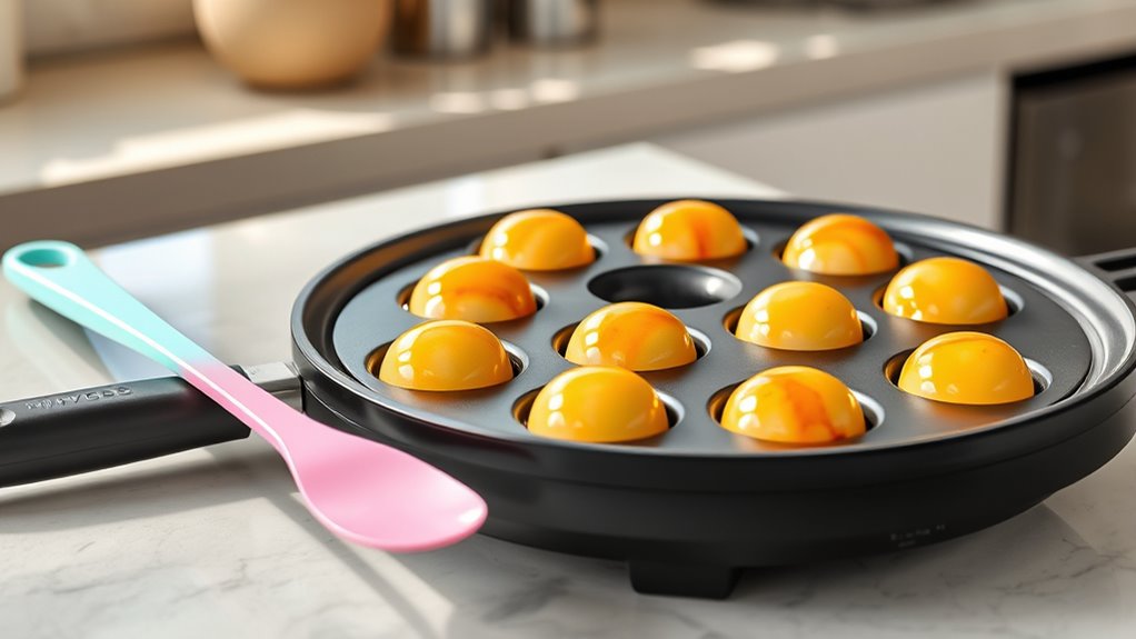 key features for takoyaki pans