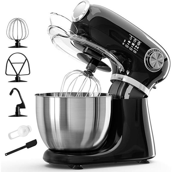 Kismile 5.5QT Tilt-Head Stand Mixer with Accessories