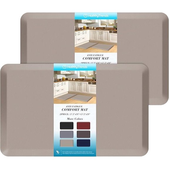 HappyTrends 2-Pack Kitchen Anti-Fatigue Floor Mats