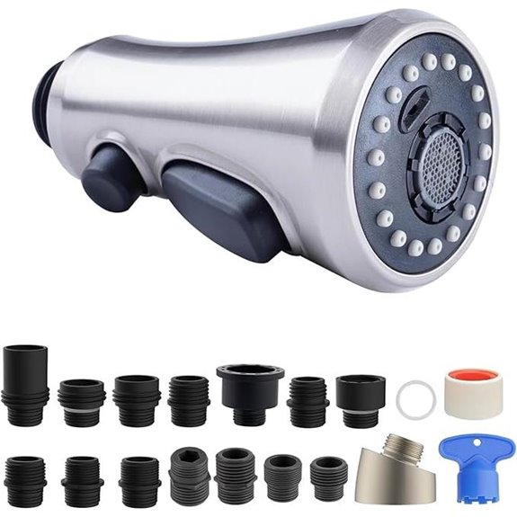 Hibbent Pull Down Kitchen Faucet Spray Head Replacement