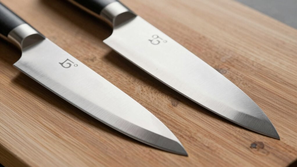 knife angle impacts cutting performance