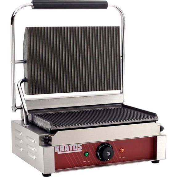 Kratos Commercial Electric Panini Sandwich Grill