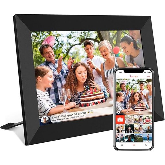 Frameo 10.1 WiFi Digital Photo Frame with 32GB Memory