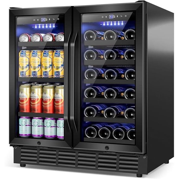 30-Inch Dual Zone Beverage Refrigerator