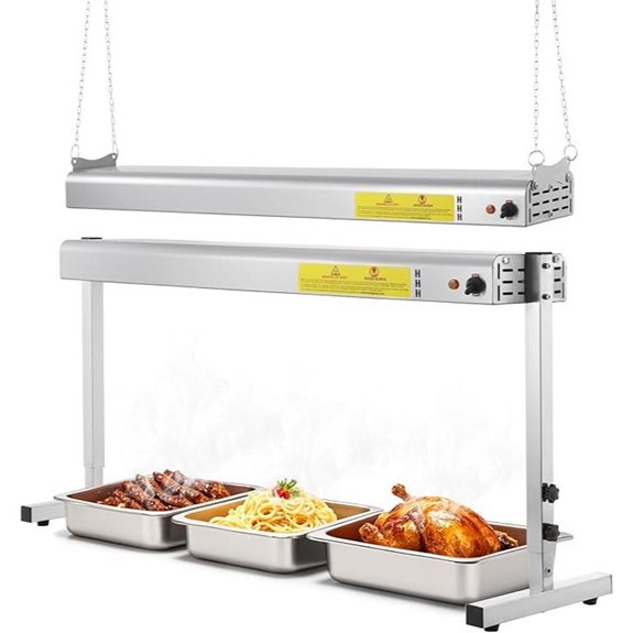 36-Inch 1000W Commercial Food Heat Lamp