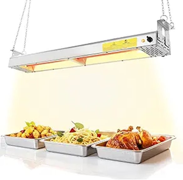 36-Inch 1000W Commercial Food Heat Lamp