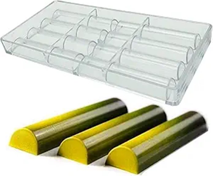 Large 3D Cylinder Chocolate Mold