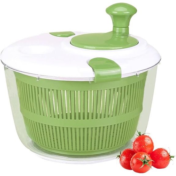 Large 5 Qt Salad Spinner with Lid