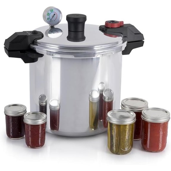 T-fal 22 Qt Aluminum Pressure Cooker with Accessories