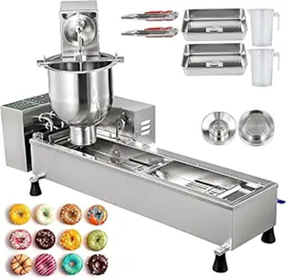 Commercial Donut Maker with 7L Hopper and Molds