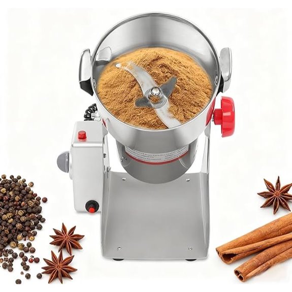 High-Speed Commercial Grain & Spice Grinder (1000g)