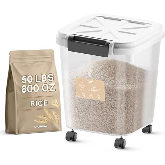 LivLab Mker 50L Rice & Food Storage Container