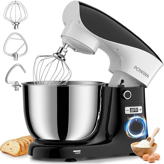 6.5QT 10-Speed Tilt-Head Stand Mixer with Accessories