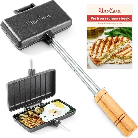 Uno Casa XL Cast Iron Pie Irons & Sandwich Maker
