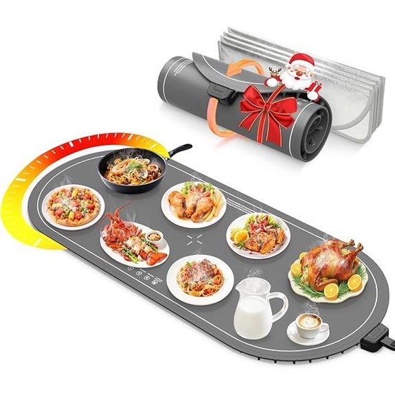Extra Large Food Warming Mat for Countertop