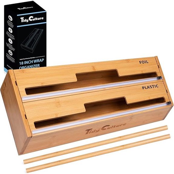 Large Foil Wrap Dispenser with Cutter for Kitchen