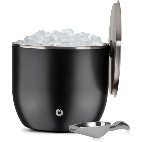 Snowfox XL Insulated Stainless Steel Ice Bucket (7L)