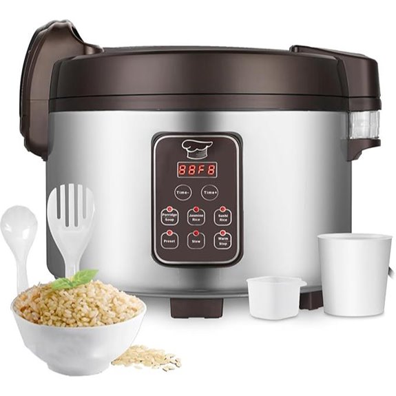 15L Commercial Rice Cooker & Warmer with LCD Display