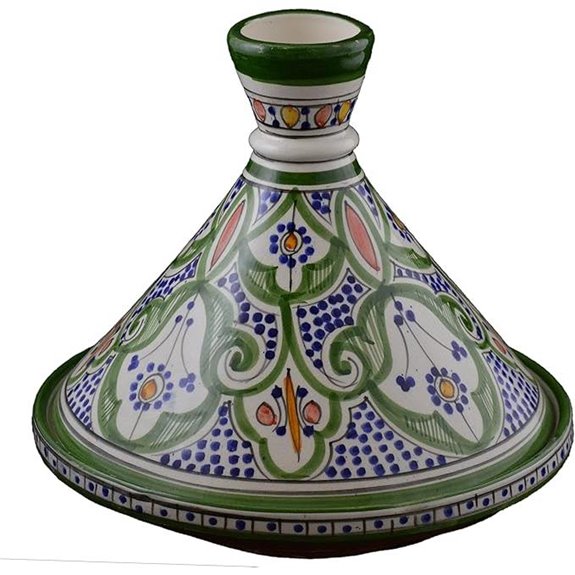 Moroccan Handmade Ceramic Serving Tagine 12-inch Large