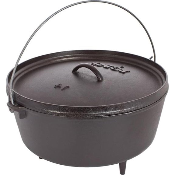 Lodge 5 Quart Pre-Seasoned Cast Iron Dutch Oven