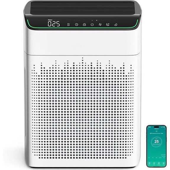 Air Purifier for Large Rooms with HEPA & WiFi