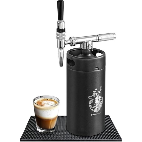 Stainless Steel 128 oz Cold Brew Coffee Maker Kit
