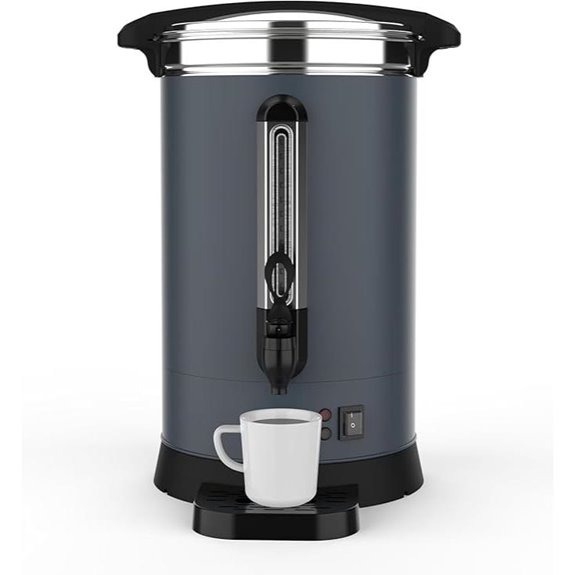 Commercial 100-Cup Stainless Steel Coffee Urn