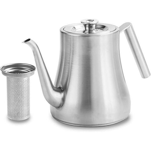 68OZ Stainless Steel Tea Kettle with Infuser