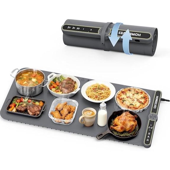 Extra Large Food Warming Mat with Temp Settings