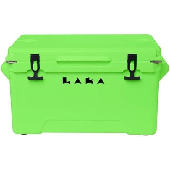 LAKA 45 Quart Wheeled Hard Cooler with Handle