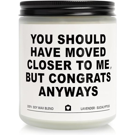 lavender candle housewarming gift