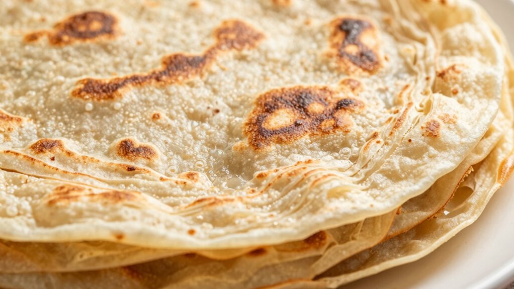 layering technique for flakiness