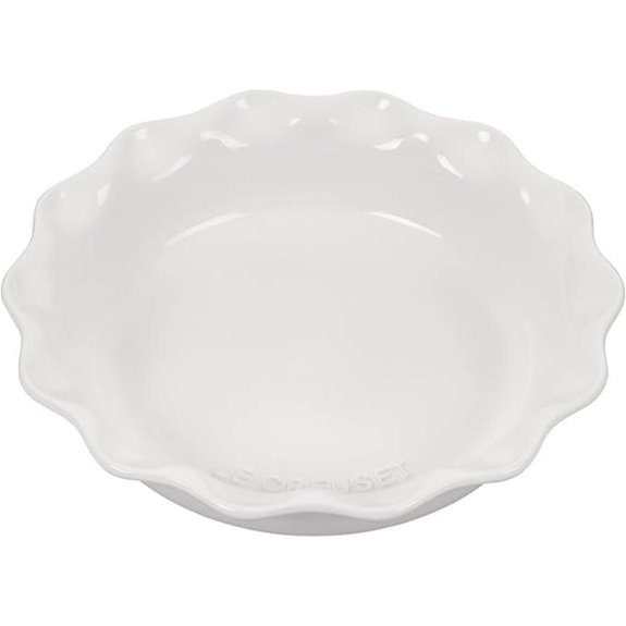 Le Creuset Stoneware 9 Heritage Pie Dish White