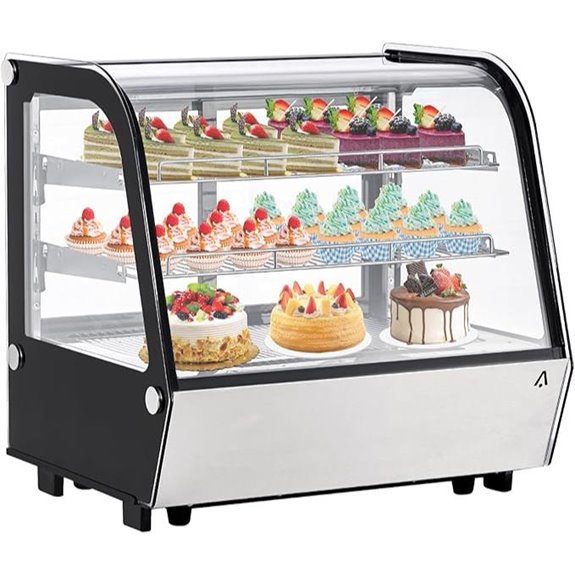 Commercial Display Refrigerator with LED Lights