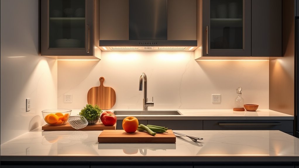 lighting brightness and features