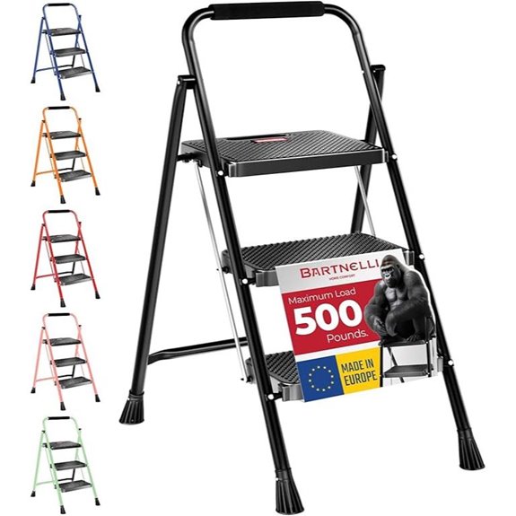 Bartnelli Pro Luxury 3-Step Foldable Ladder