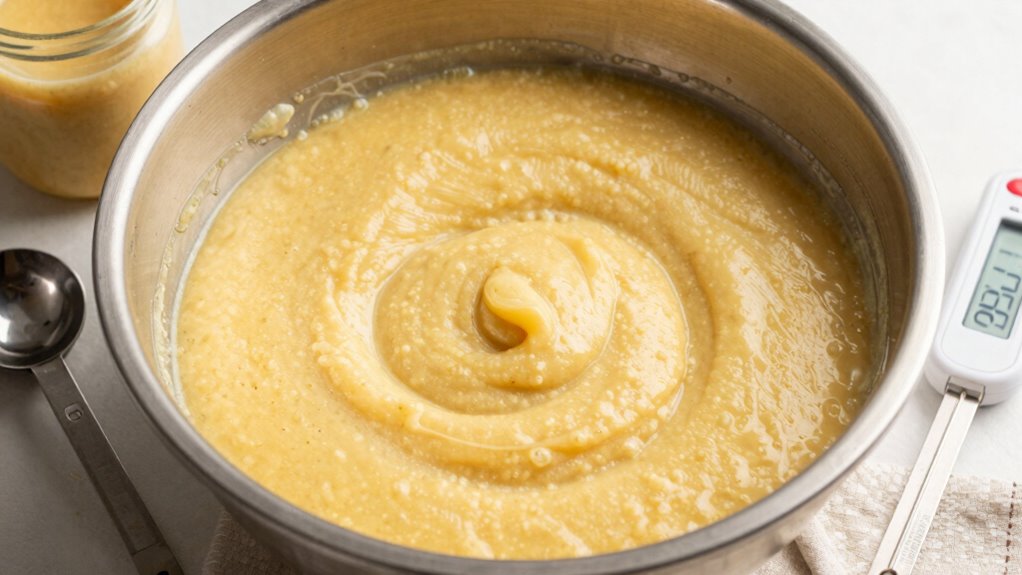 maintain batter consistency precisely