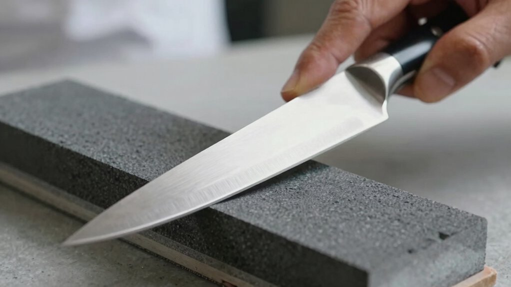 maintain consistent sharpening angle