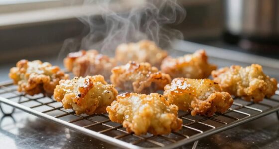 maintain proper frying temperature