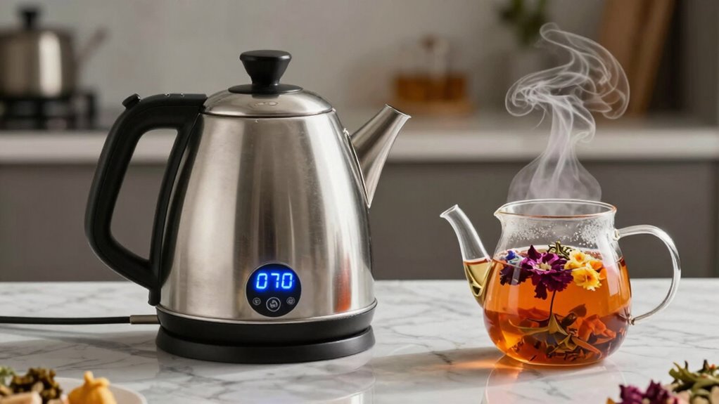 maintain steady brewing temperature