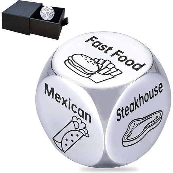 Father's Day Food Dice Gift for Him and Her
