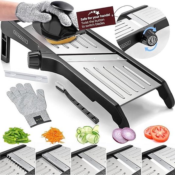 Gramercy Mandoline Food Slicer with Gloves