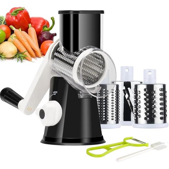 Ourokhome Hand Crank Cheese & Vegetable Grater