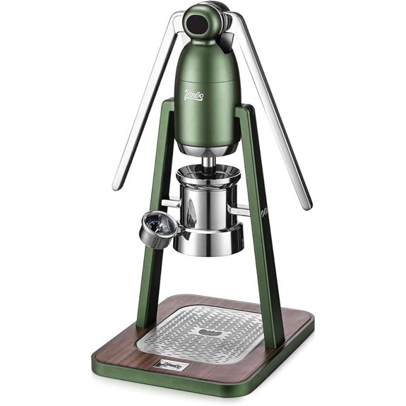 Bincoo Manual Espresso Maker Set with Dual-Lever Pressure