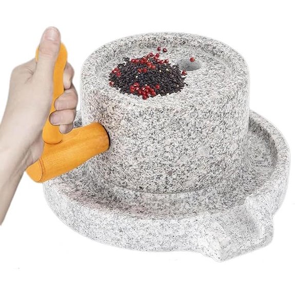 Stone Grain Mill with Manual Hand Grinder