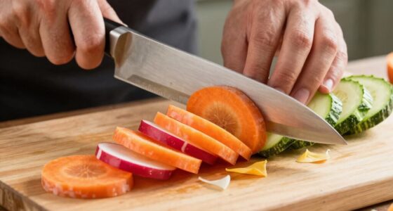 mastering ultra thin vegetable slicing