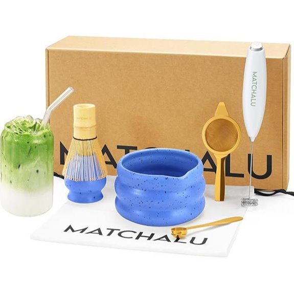 Matcha Set with Bowl Whisk Frother & Accessories