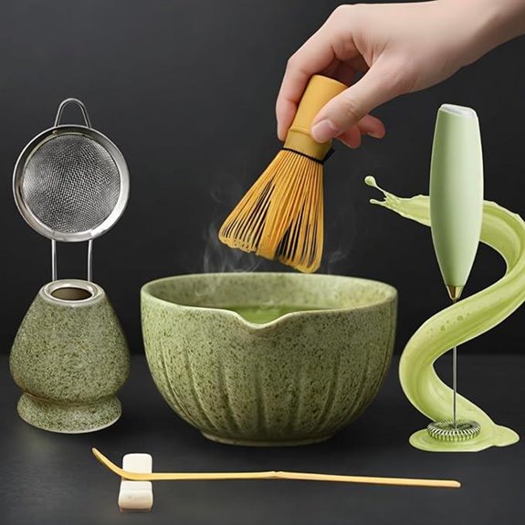 Matcha Whisk Set with Bowl and Accessories