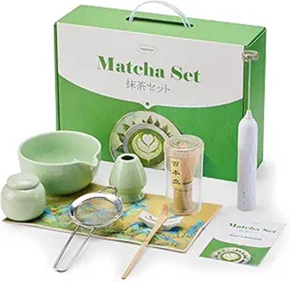 Matcha Whisk Set with Sifter and Frother